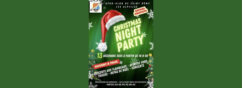 Christmas night party à l'aérodrome de Romanin