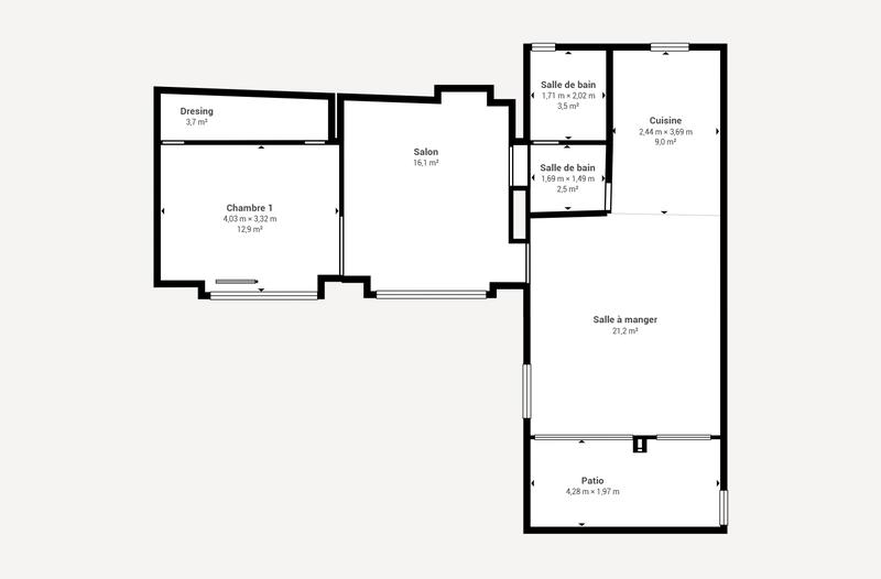 Viager - Maison - 85 m² - 4 pièces