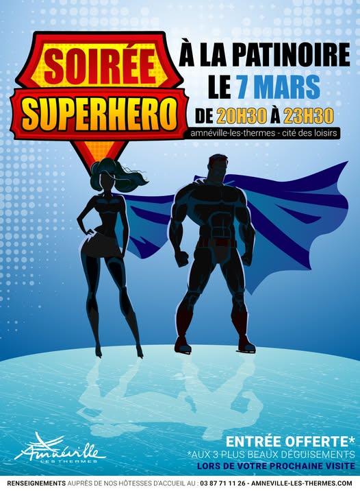 Soirée Super-Héro sur la glace