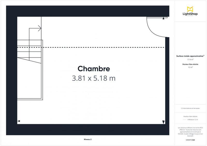 Appartement - 55 m² - 3 pièces