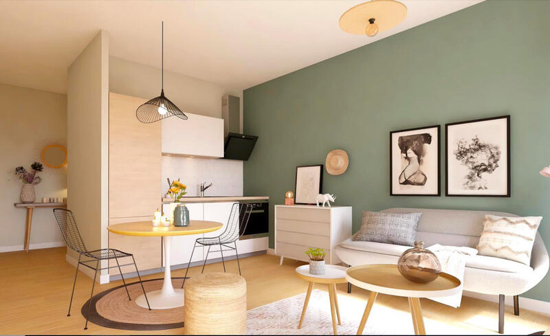 Appartement - 40 m² - 2 pièces