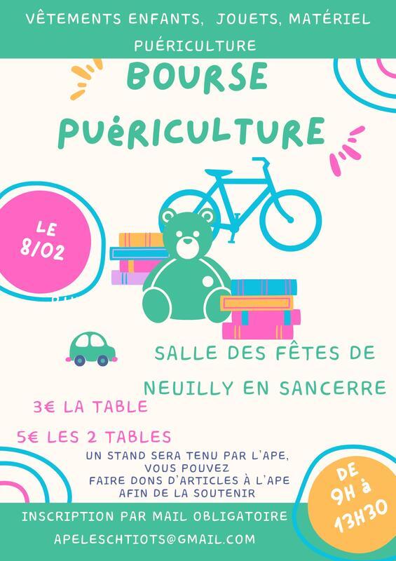 Bourse vêtements enfants puériculture jouets