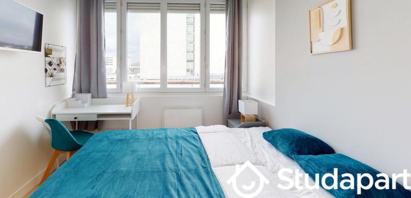 Chambre - 12 m² - 1 pièce