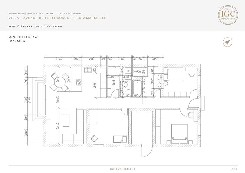 Maison - 100 m² - 4 pièces