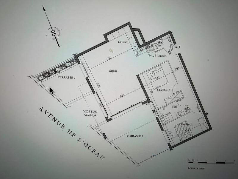 Appartement - 75 m² - 3 pièces