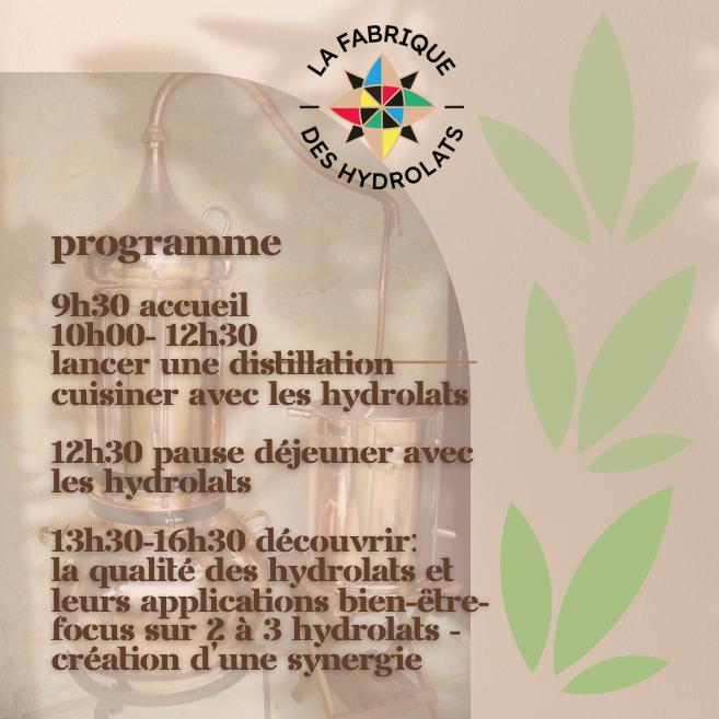 Atelier Decouverte des Hydrolats (Distillation de Plantes)