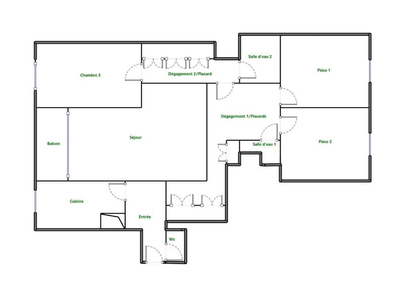 Appartement - 85 m² - 4 pièces