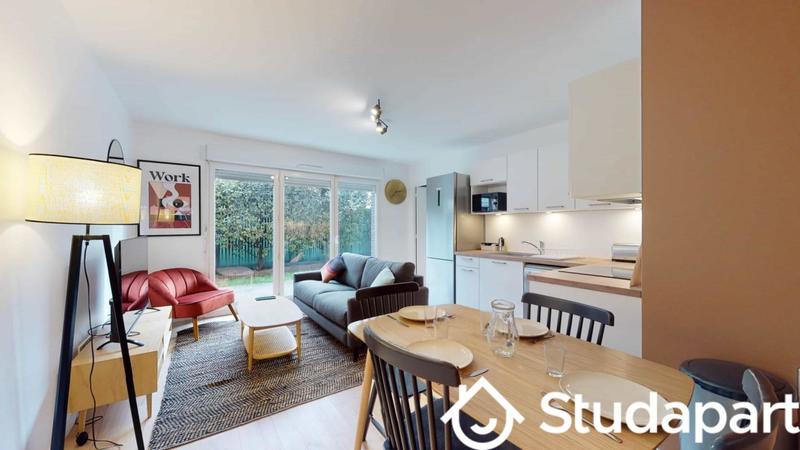 Chambre - 9 m² - 1 pièce