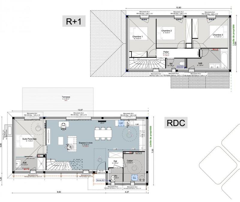 Maison - 114 m² - 6 pièces