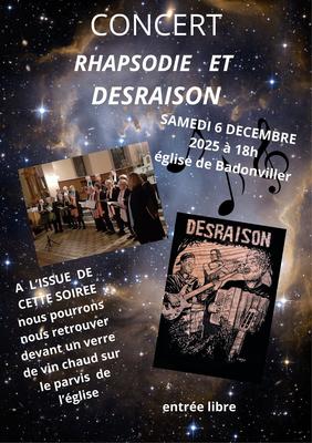 Concert - Rhapsodie et Desraison