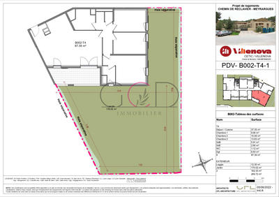 Appartement - 87 m² - 4 pièces