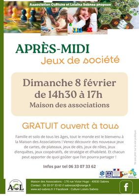 Après-midi Jeux de société