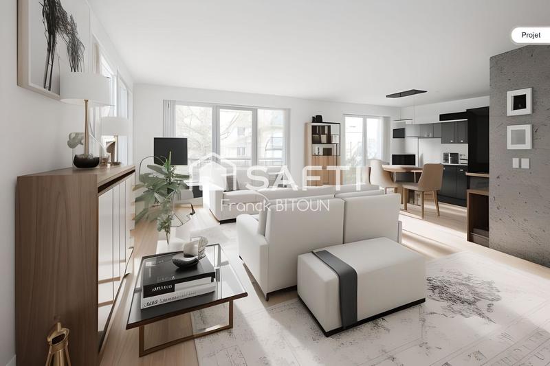 Appartement - 89 m² - 4 pièces