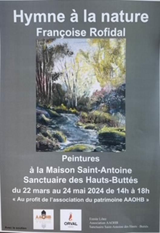 Exposition de peintures Hymne à la nature de Françoise Rofidal