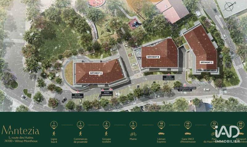 Appartement - 76 m² - 3 pièces