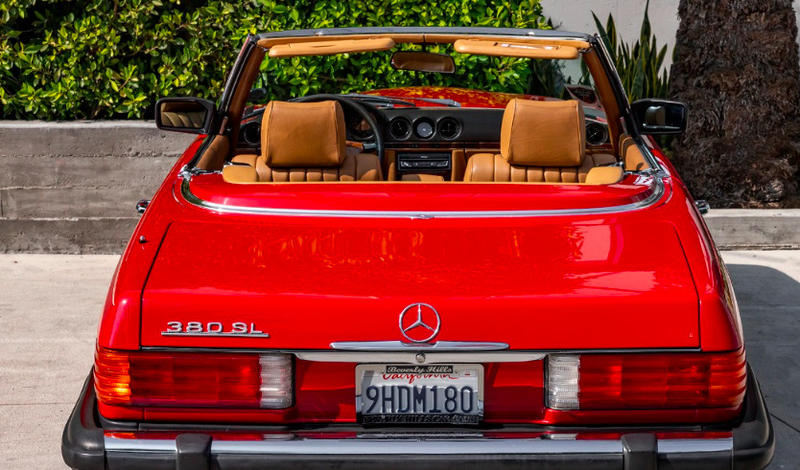 Mercedes Sl 380 380sl cab + hard top