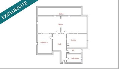 Appartement - 65 m² - 3 pièces