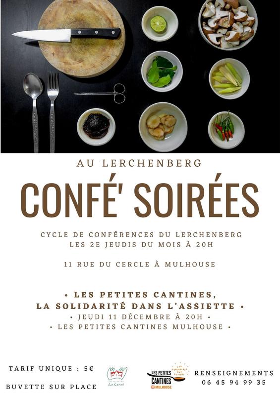 Confé' Soirées - les Petites Cantines, la solidarité dans l'assiette