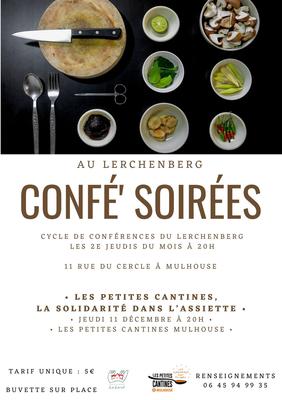 Confé' Soirées - les Petites Cantines, la solidarité dans l'assiette