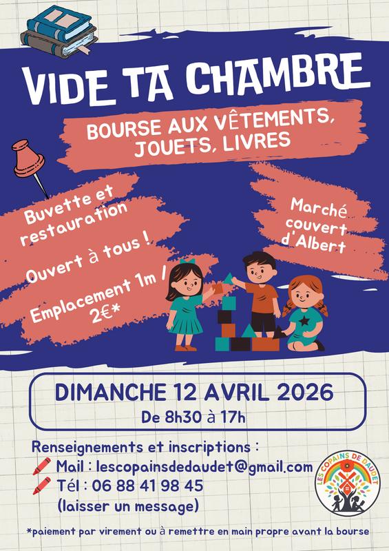 Bourse aux jouets, vêtements, livres