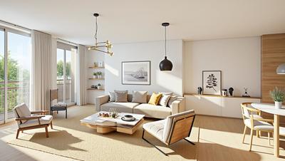 Appartement - 34 à 65 m² - 1 à 3 pièces