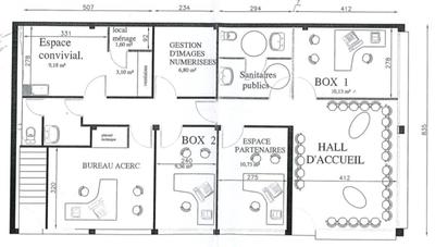 Bureau - 110 m²