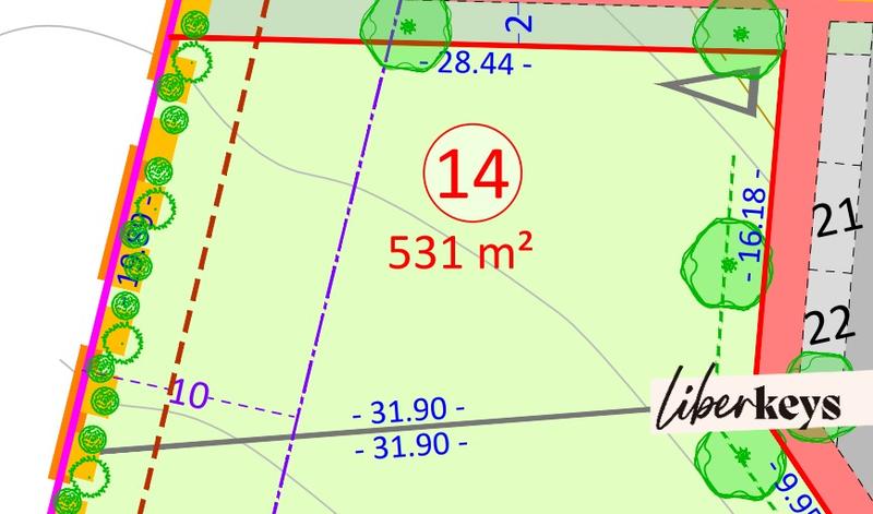Terrain constructible - 531 m²