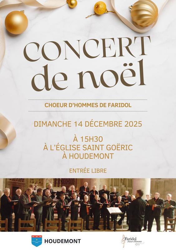 Concert de Noël - Chœur d'Hommes de Faridol