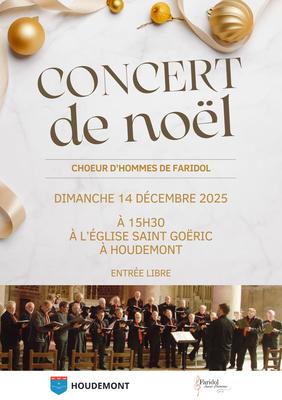 Concert de Noël - Chœur d'Hommes de Faridol