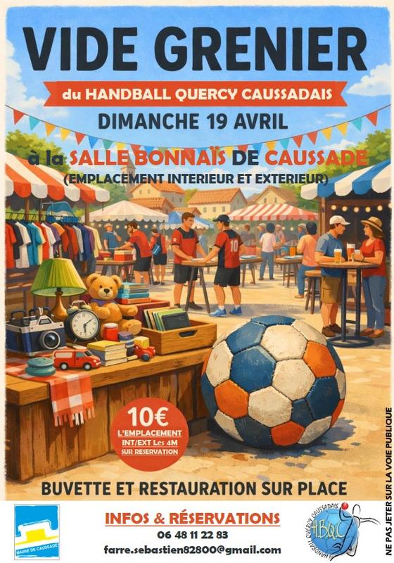 Vide Grenier du Handball Quercy Caussadais