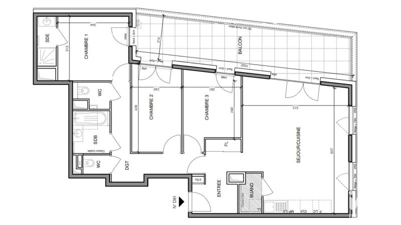 Appartement - 87 m² - 4 pièces