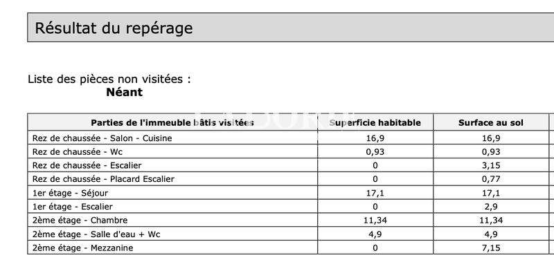 Maison - 53 m² - 2 pièces