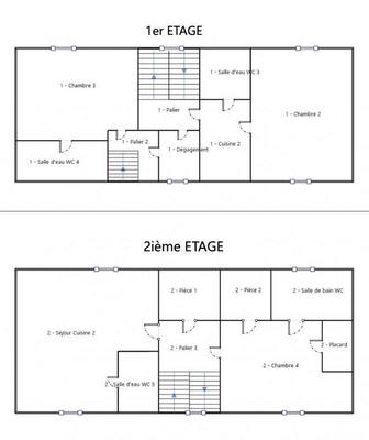 Maison - 216 m² - 8 pièces