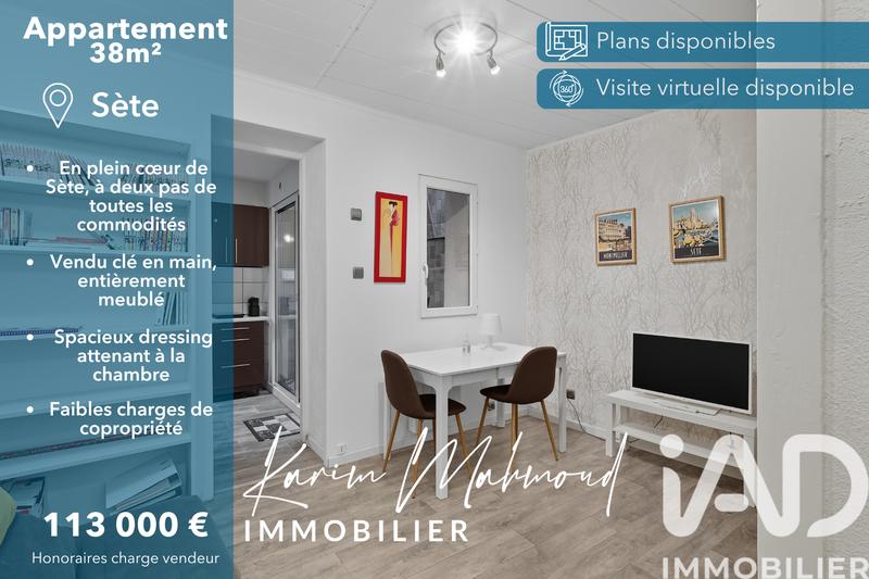 Appartement - 38 m² - 2 pièces