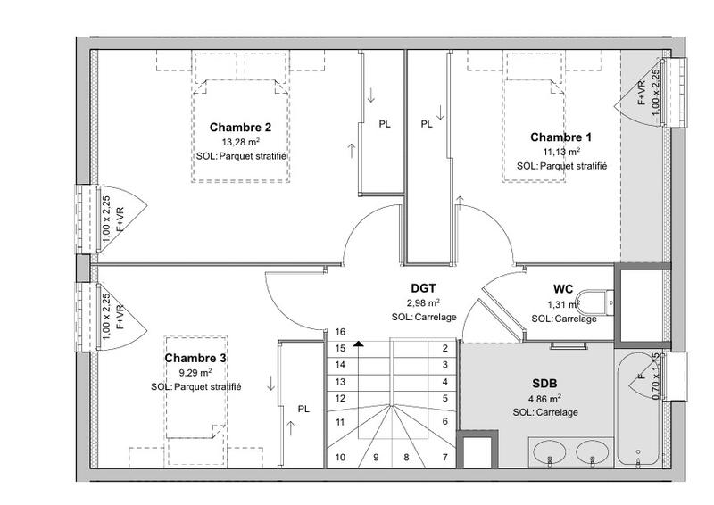 Appartement - 88 m² - 4 pièces