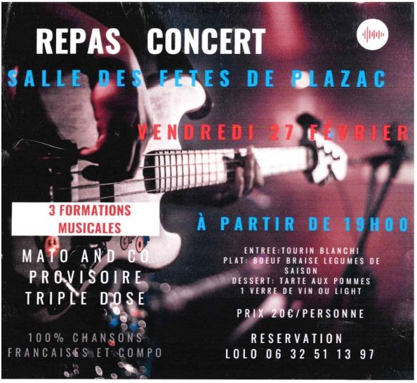 Repas concert