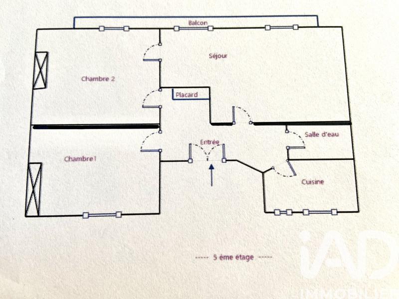 Appartement - 68 m² - 3 pièces