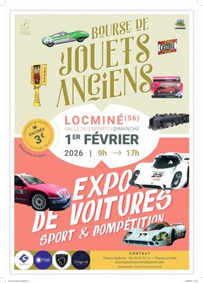 6ème bourse de jouets anciens et expositions de voitures sportives