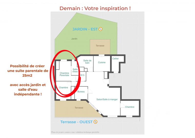 Appartement - 97 m² - 5 pièces