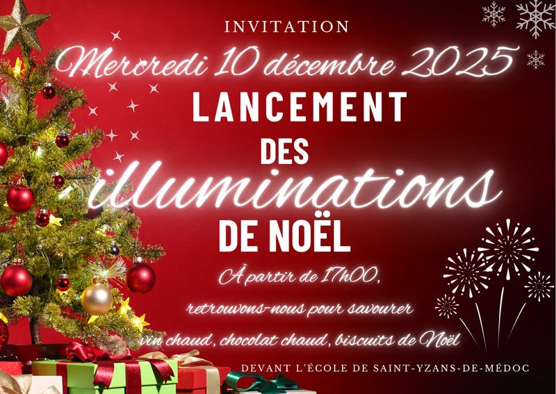 Illuminations de Noël à Saint-Yzans-de-Médoc