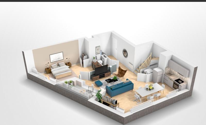 Appartement - 92 m² - 5 pièces