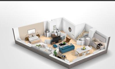 Appartement - 92 m² - 5 pièces