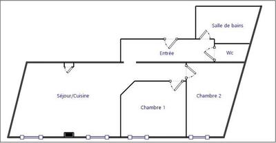 Appartement - 88 m² - 3 pièces