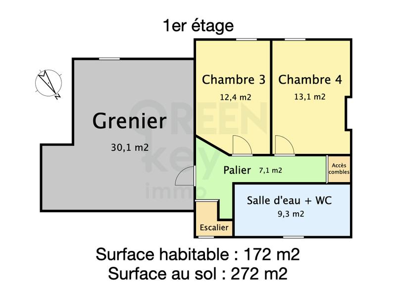 Maison - 172 m² - 6 pièces