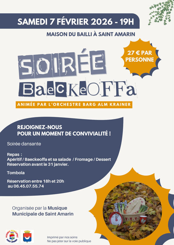 Soirée Baeckaoffe