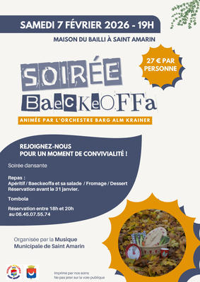Soirée Baeckaoffe
