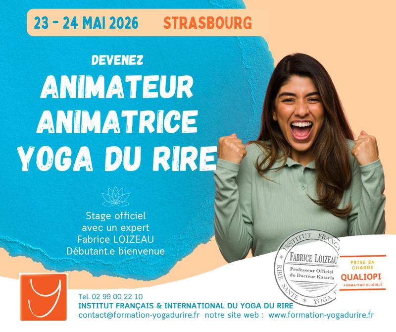 Animateur de Yoga du Rire à Strasbourg