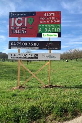 Terrain constructible - 544 m²