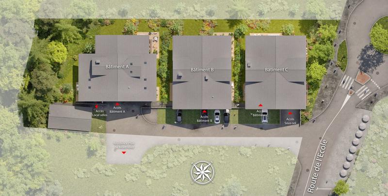 Appartement - 70 m² - 3 pièces