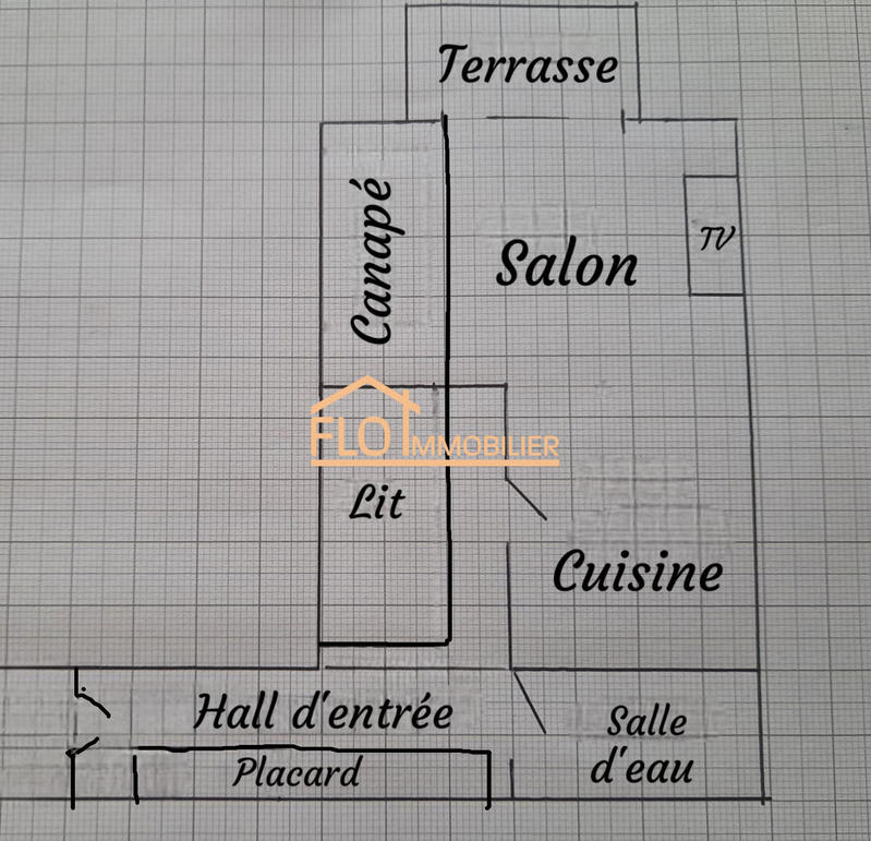 Appartement - 22 m² - 1 pièce